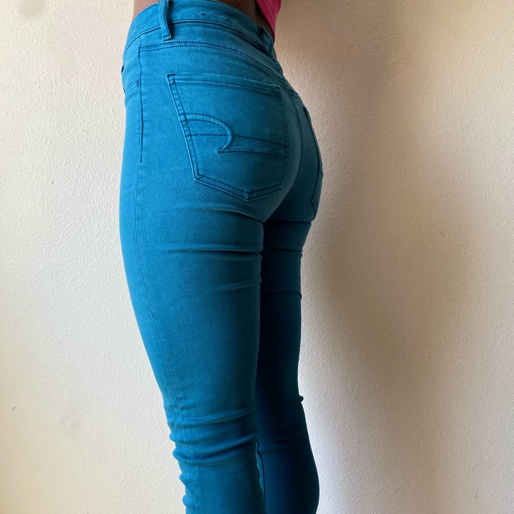American Eagle Sky High Jeggings.